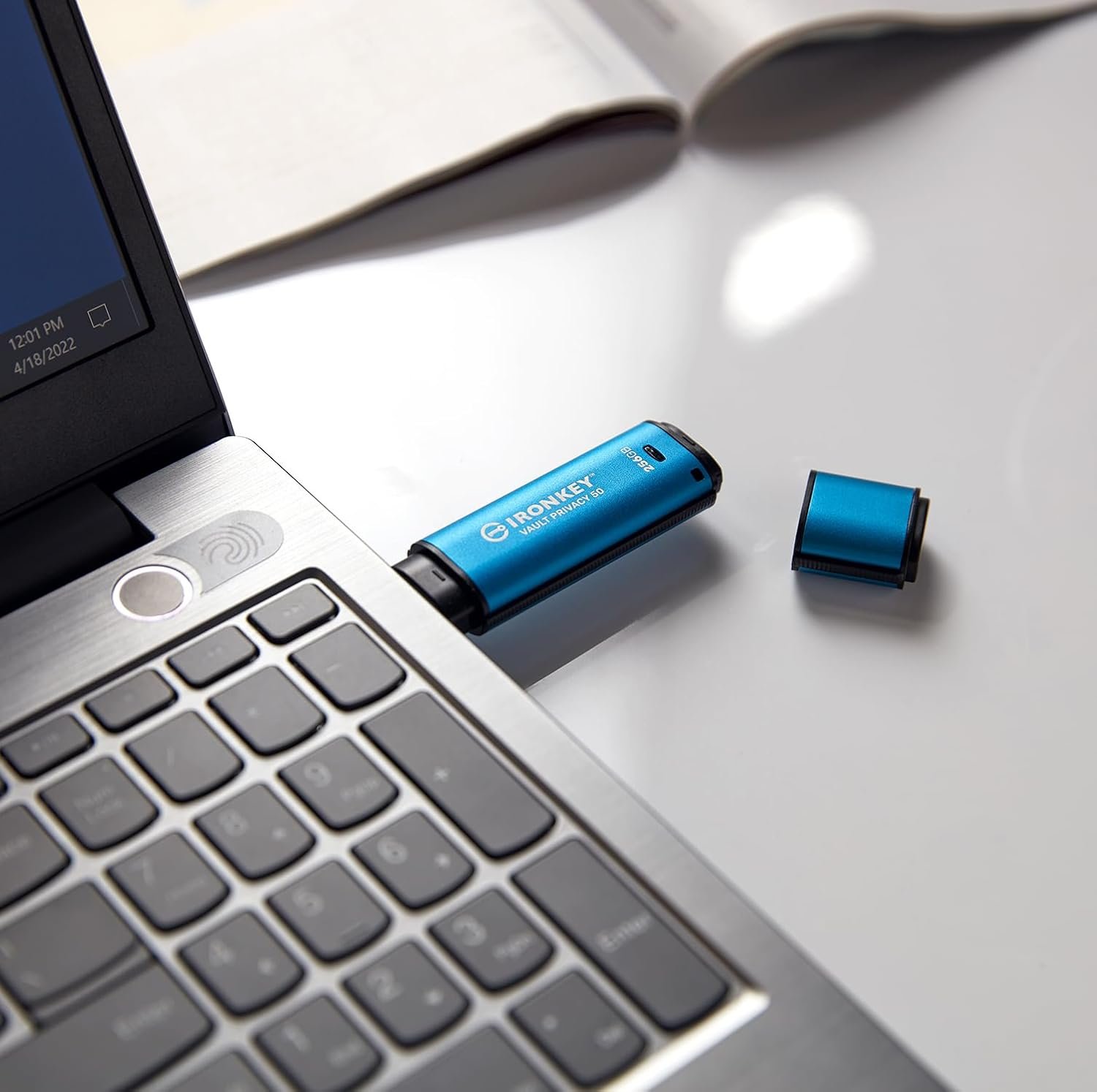 Kingston IronKey Vault Privacy 50 128GB Encrypted USB | FIPS 197 | AES-256bit | BadUSB Attack Protection | Multi-Password Options | IKVP50/128GB - Image 8
