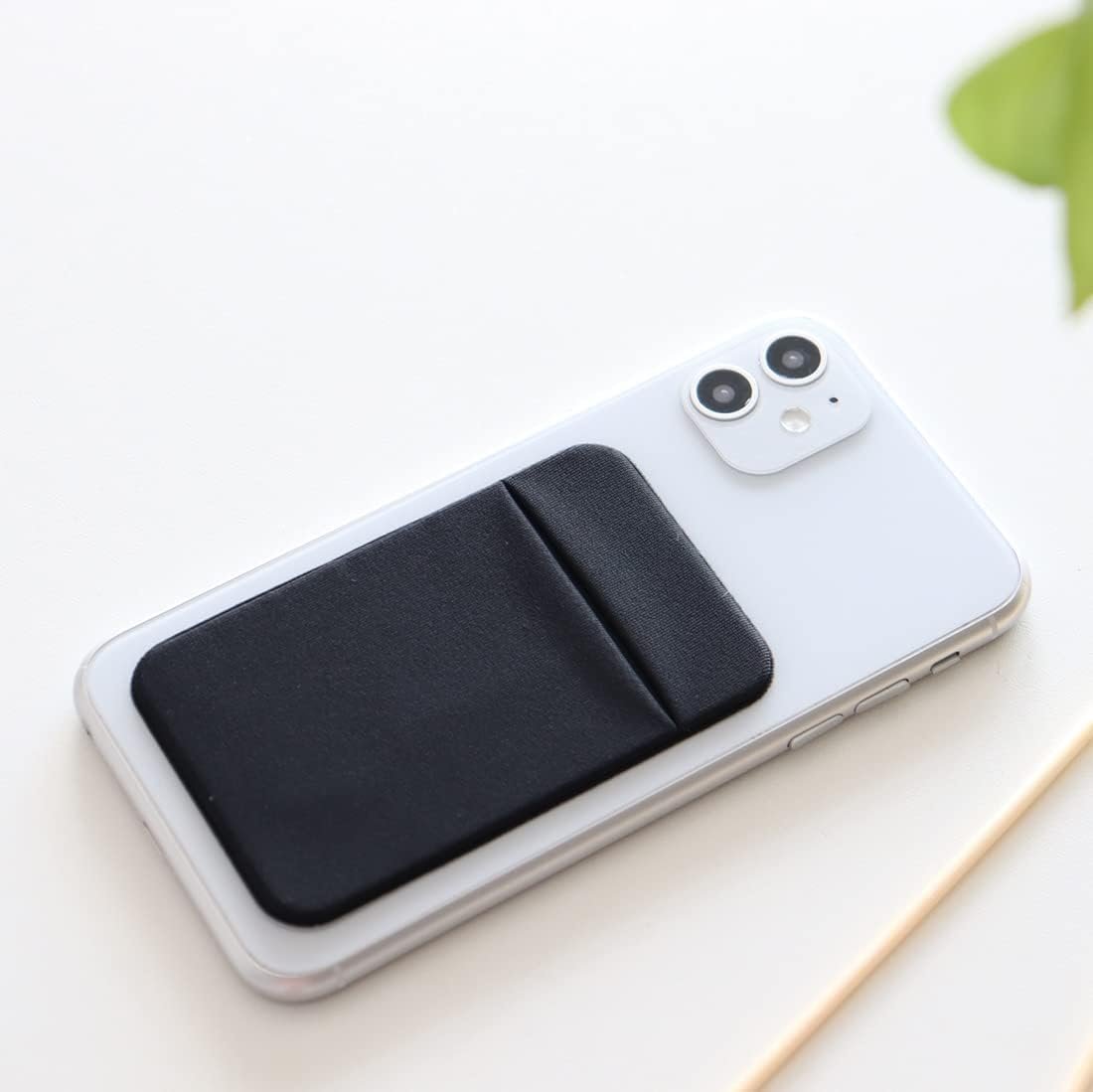 3Pack Adhesive Phone Pocket,Cell Phone Stick On Card Wallet,Credit Cards/ID Card Holder(Double Secure) with Self Sticker for Back of iPhone,Android and All Smartphones. (Black) - Image 7