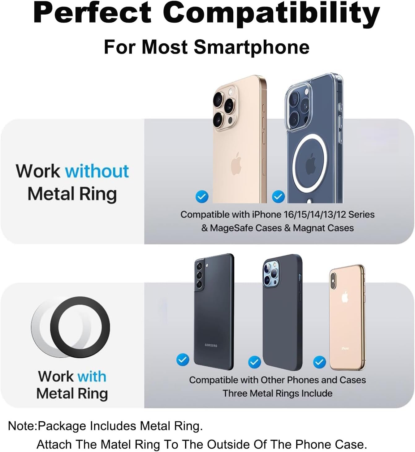 Magnetic Cellphone Holder For Backpack Strap - Phone Shoulder Strap Clamp Mount with Phone Protected Lanyard Fit Hiking/Alpinism/Climbing/Fishing,Universal Compatible Most Smartphone - Image 3