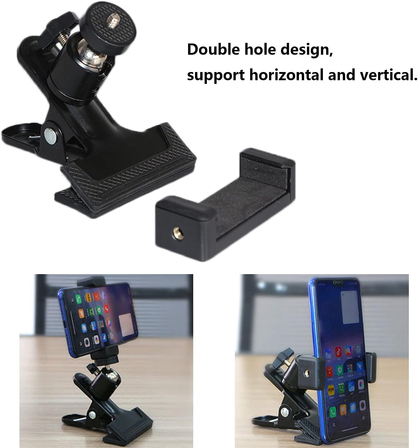 Guitar Head Phone Holder Mount for Live Broadcast Teaching Video Recording Android and iPhone Compatible Guitar/Electric Guitar/Bass/Ukulele - Image 5