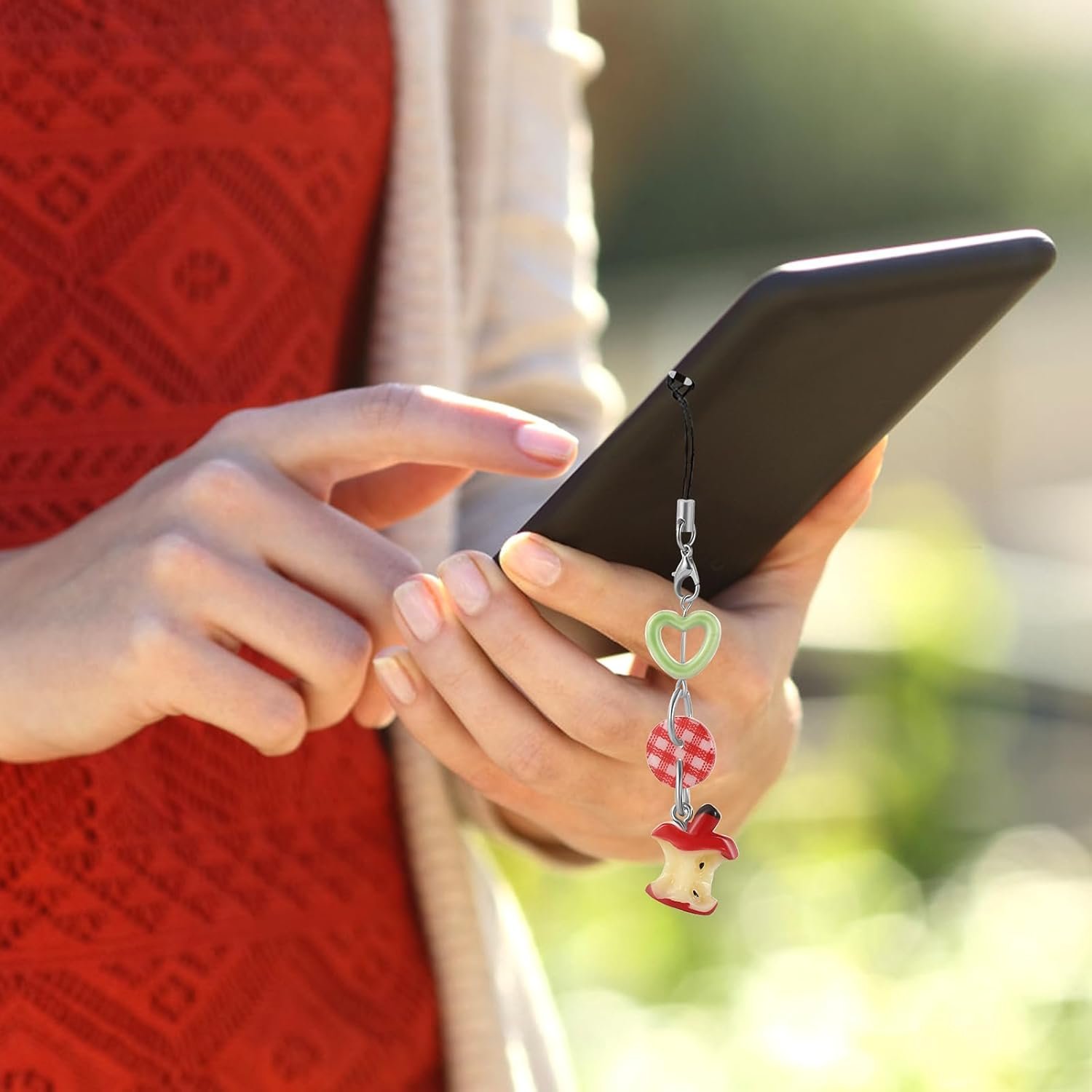 4 PCS Cute Phone Charms Y2K Aesthetic Kawaii Pink Phone Charms Strap Aesthetic for Bag Purse Backpack Wallet Pendants Decor - Image 5