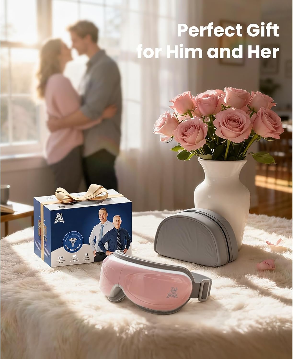 BOB AND BRAD Eye Massager FSA Eligible, EyeOasis 2 Heated Eye Massager for Dry Eyes, Temple Massager for Headache, Migraine & Tension Relief, Warm Compress Eye Massage for Stress Relief - Image 7