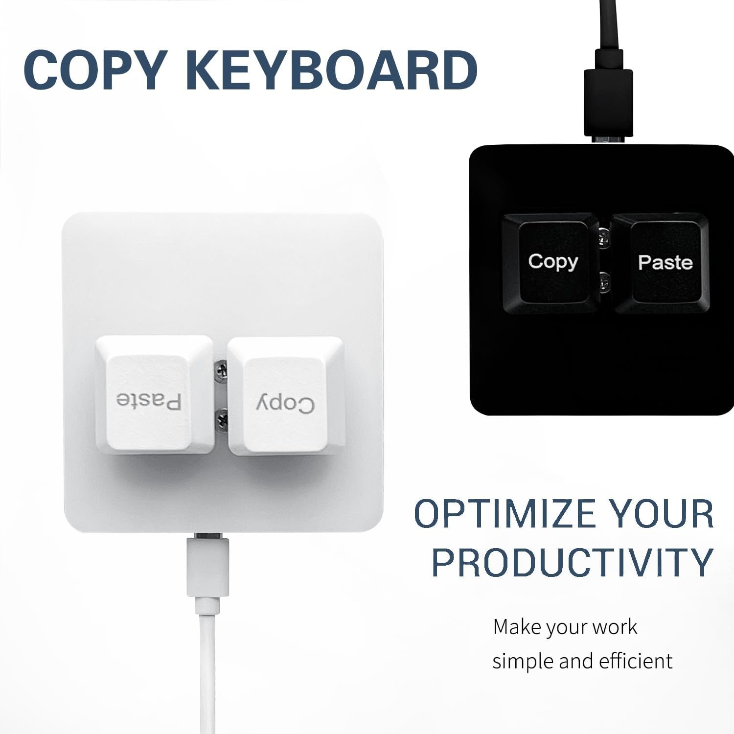 Copy and Paste 2-Key Keyboard SAYO OSU Keypad Hotswap One Handed Mechanical Gaming Keyboard Cherry Switch RGB Backlit Mini USB Keypad for macros or Rhythm Games - Image 3