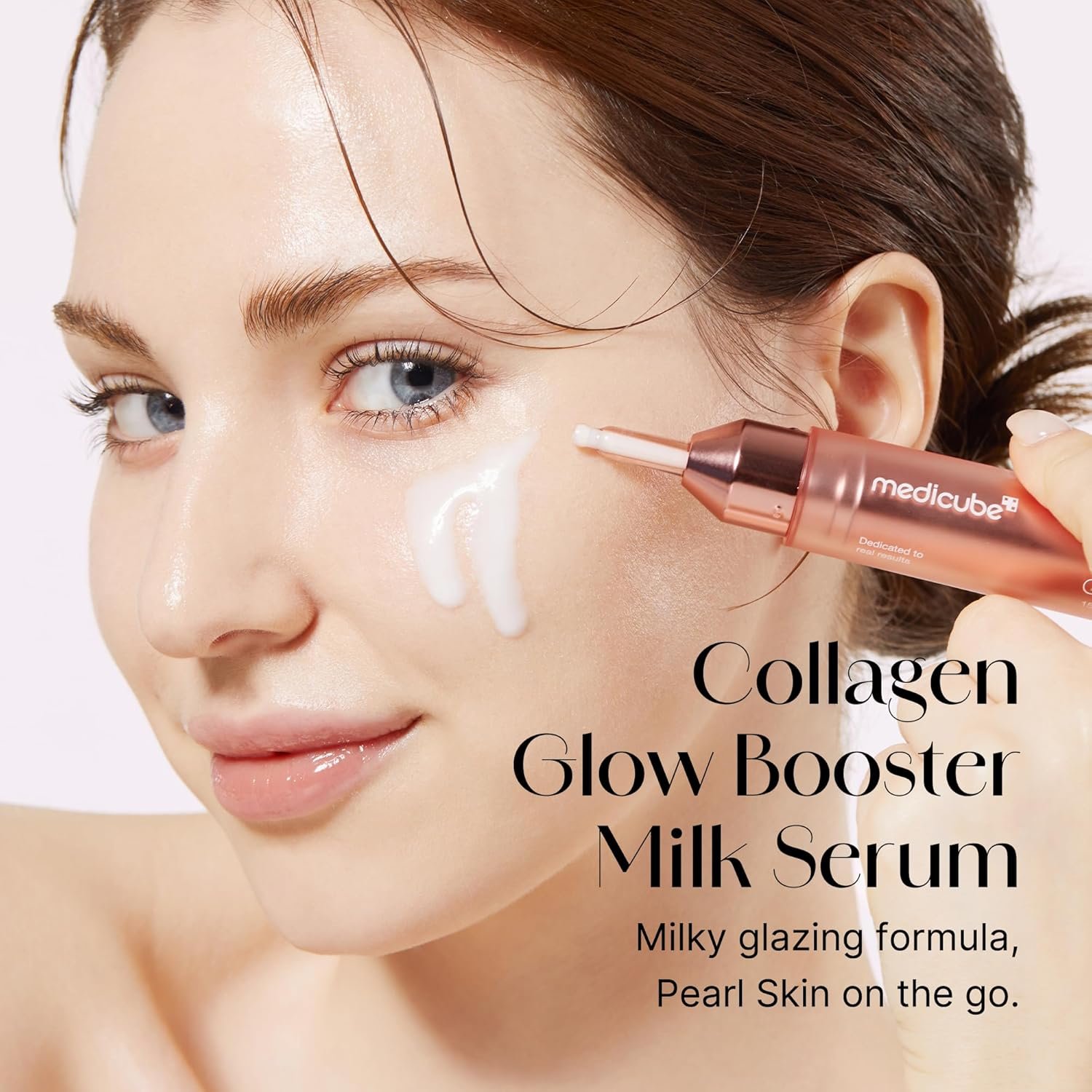 medicube Milky Collagen Double Glow Lock Duo: Collagen Glazed Milky Wrapping Mask and Booster Serum | 130DaCollagen, Niacinamide, Glutathione for Plumped, Radiant Glass Skin - Image 7