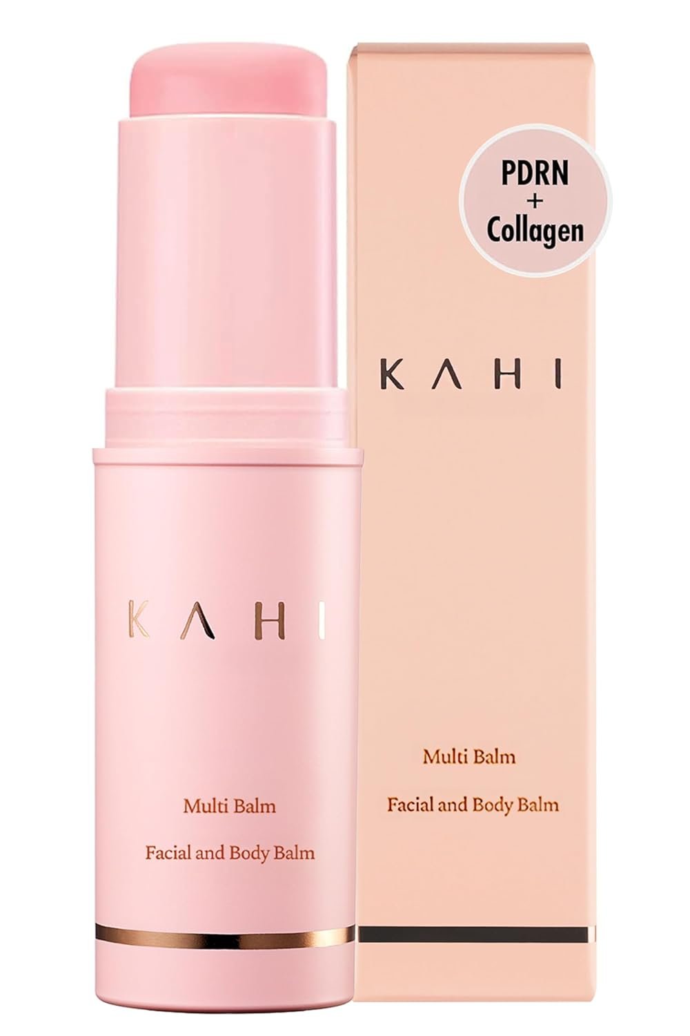 KAHI Wrinkle Bounce Multi Balm Stick | PDRN Collagen Wrinkle Stick | Korean Skin Care |All-in-One Hydrating Lip Balm Eye Cream Neck Cream Make Up Base & Face Mist Moisture Balm - Image 2