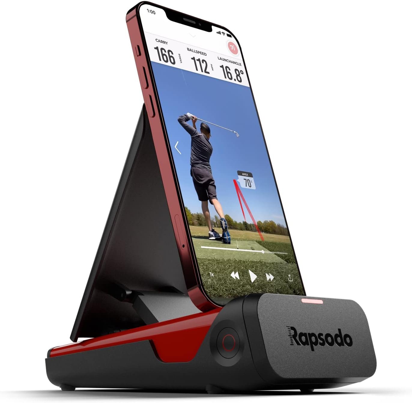 Rapsodo Mobile Launch Monitor for Golf Indoor and Outdoor Use with GPS Satellite View and Professional Level Accuracy, iPhone & iPad Only - Image 2
